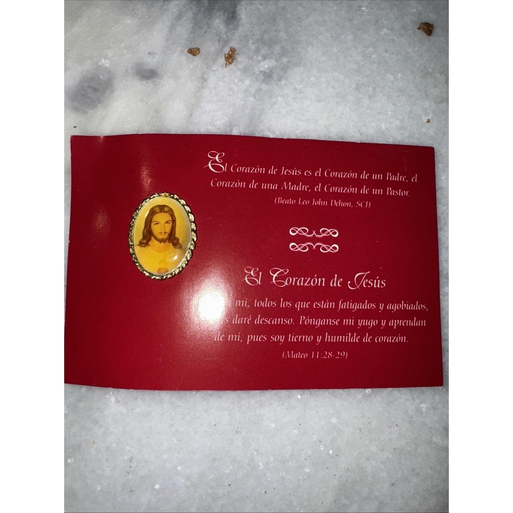 1997 Sacred Heart‎ League Sacred Heart of Jesus Image Lapel Pin